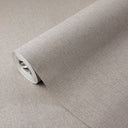 Natural linen texture wallpaper with a uniform small-scale weave, ideal for warm, textured backdrops in living rooms.