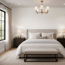 White linen plaster texture wallpaper with a consistent microtexture and clean, neutral palette. The gentle matte finish provides a low-glare, tactile backdrop ideal for refined bedrooms or office walls. Traditional unpasted wallpaper, eco-friendly and easy to apply.