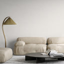 Crisp pure white linen texture wallpaper, providing a bright and uncluttered backdrop for contemporary interiors prioritizing light reflection.