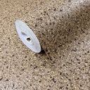 Taupe mica texture wallpaper with pebble-like pattern, offering a stone-like appearance with a faint metallic shimmer. Ideal for rustic-modern interiors or feature walls.