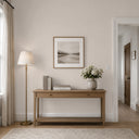 Ivory white wallpaper with a regular micro-weave pattern, providing a fabric-like grain with minimal variation. The matte surface and warm-neutral palette make it perfect for creating a sophisticated backdrop in living areas or home offices.