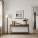 Pure white wallpaper with a uniform linen texture, offering a minimal and bright aesthetic. Ideal for Scandi interiors and spaces needing light.