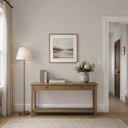 Close-up of light greige linen texture wallpaper, offering low-relief texture and warm tones for serene spaces.
