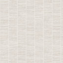 Matte finish grasscloth wallpaper in ivory white, showcasing a crosshatch weave with horizontal fiber lines. This eco-friendly wallpaper is made in the USA and provides a subtle yet elegant touch to home decor, ideal for accent walls in living areas or hospitality spaces.