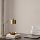 Low-luster light beige wallpaper with subtle linear texture, excellent for enhancing room height and depth with a modern touch.
