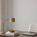 Vertical lines texture in light gray with a woven look, ideal for accent walls in modern interiors.